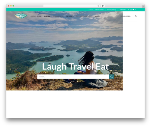 Flatsome WordPress theme design - laughtraveleat.com