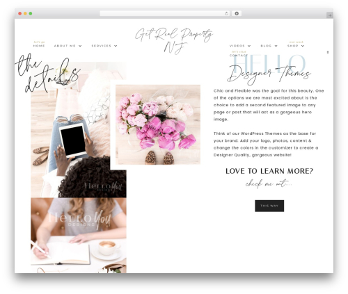 Hello Chic WordPress theme - getrealpropertynj.com