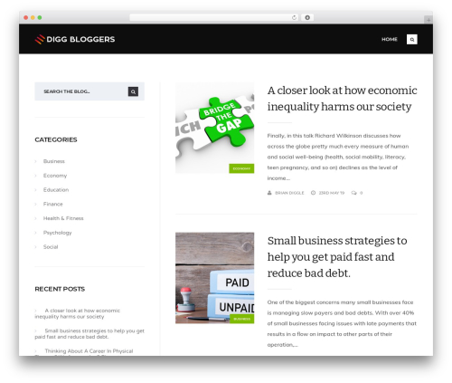 Koala WordPress theme - diggbloggers.com