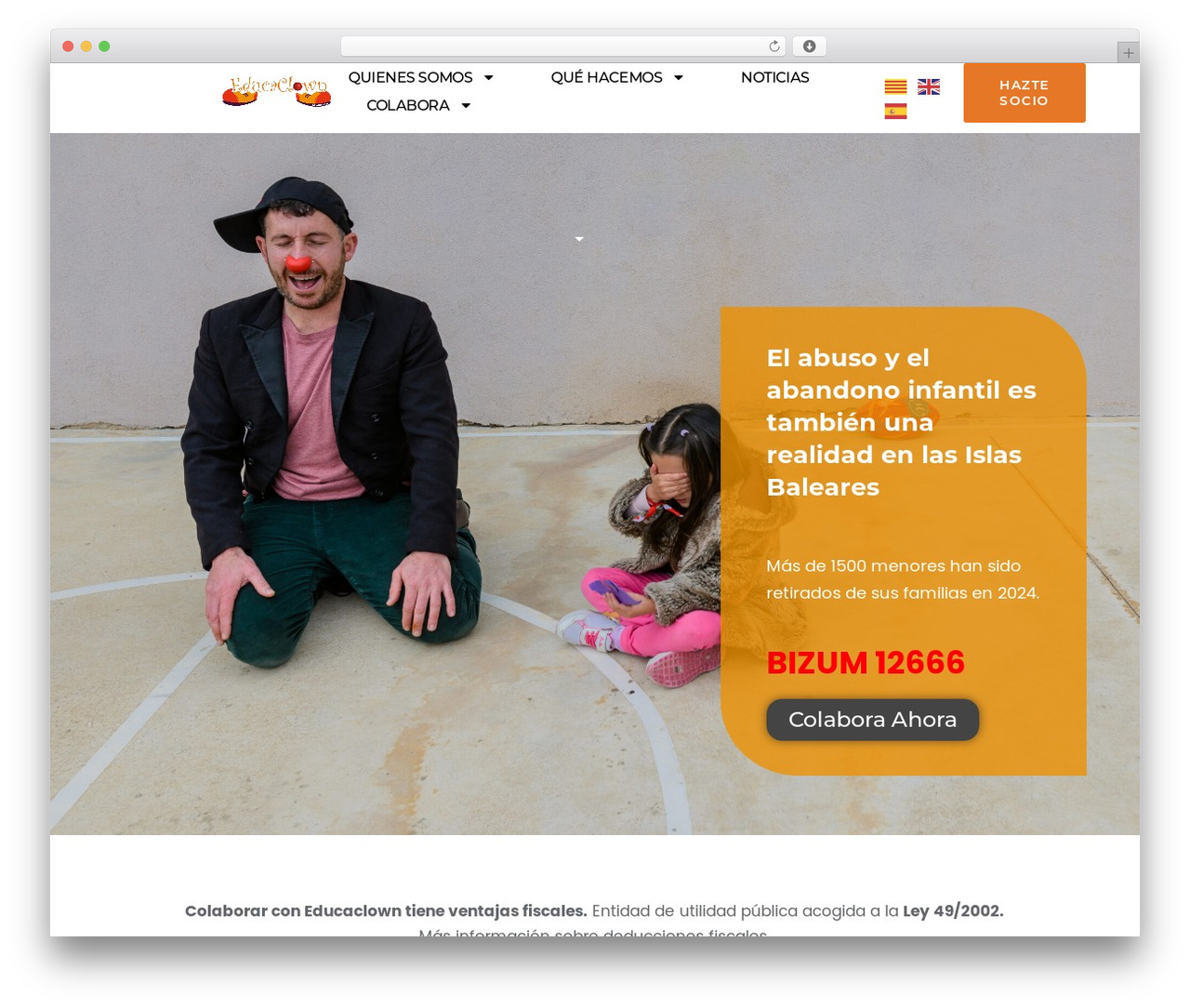 Lambda WordPress theme - educaclown.org