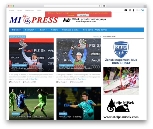 MagOne WordPress theme - mi-press.eu