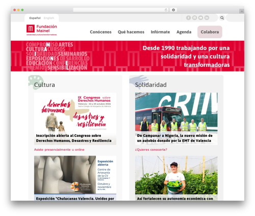Mainel WordPress theme - mainel.org