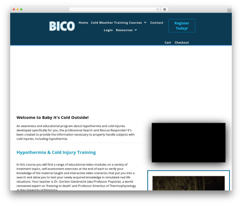 Manticore WordPress theme - bicorescue.com