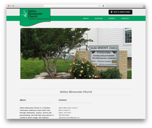 Church pack WordPress plugin - salinamennonite.org