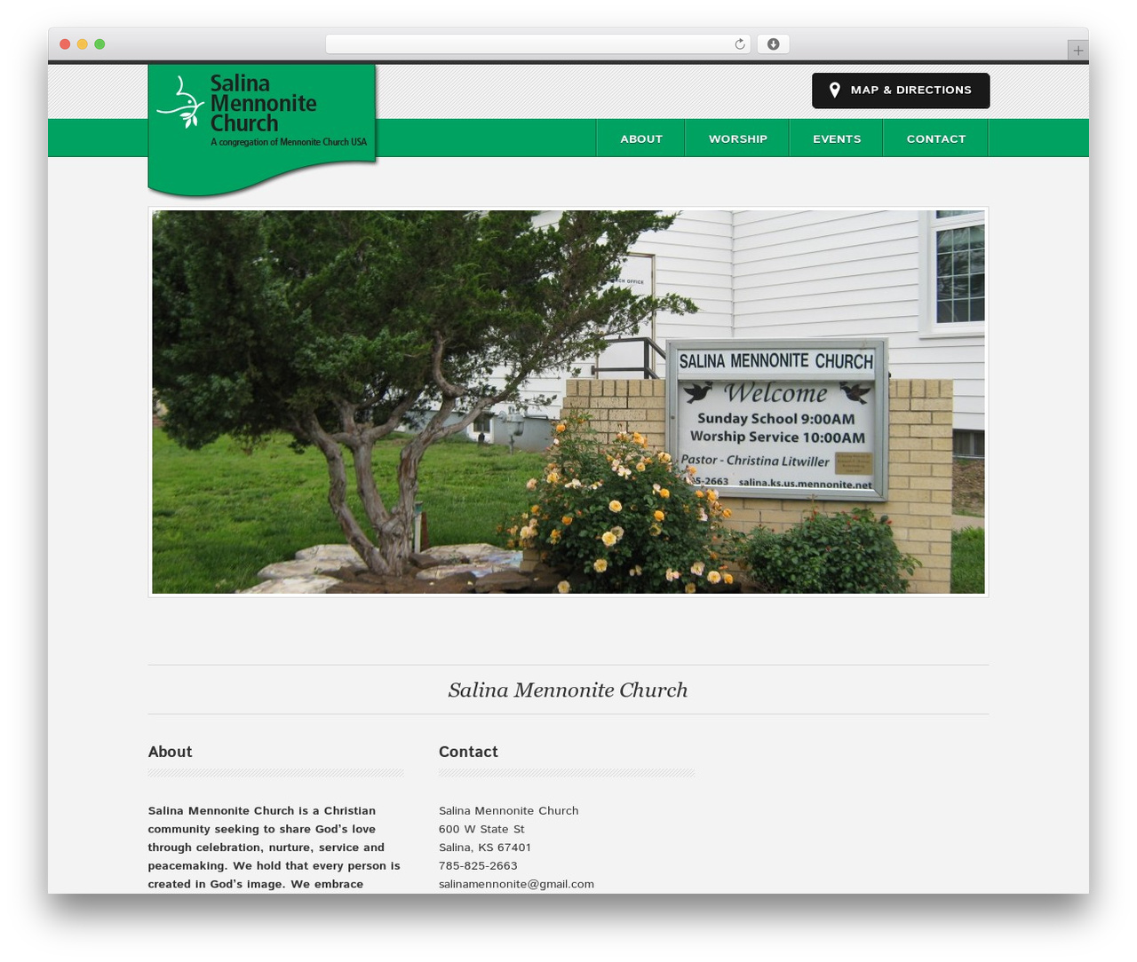Simplicity WordPress theme - salinamennonite.org Simplicity WordPress theme - salinamennonite.org