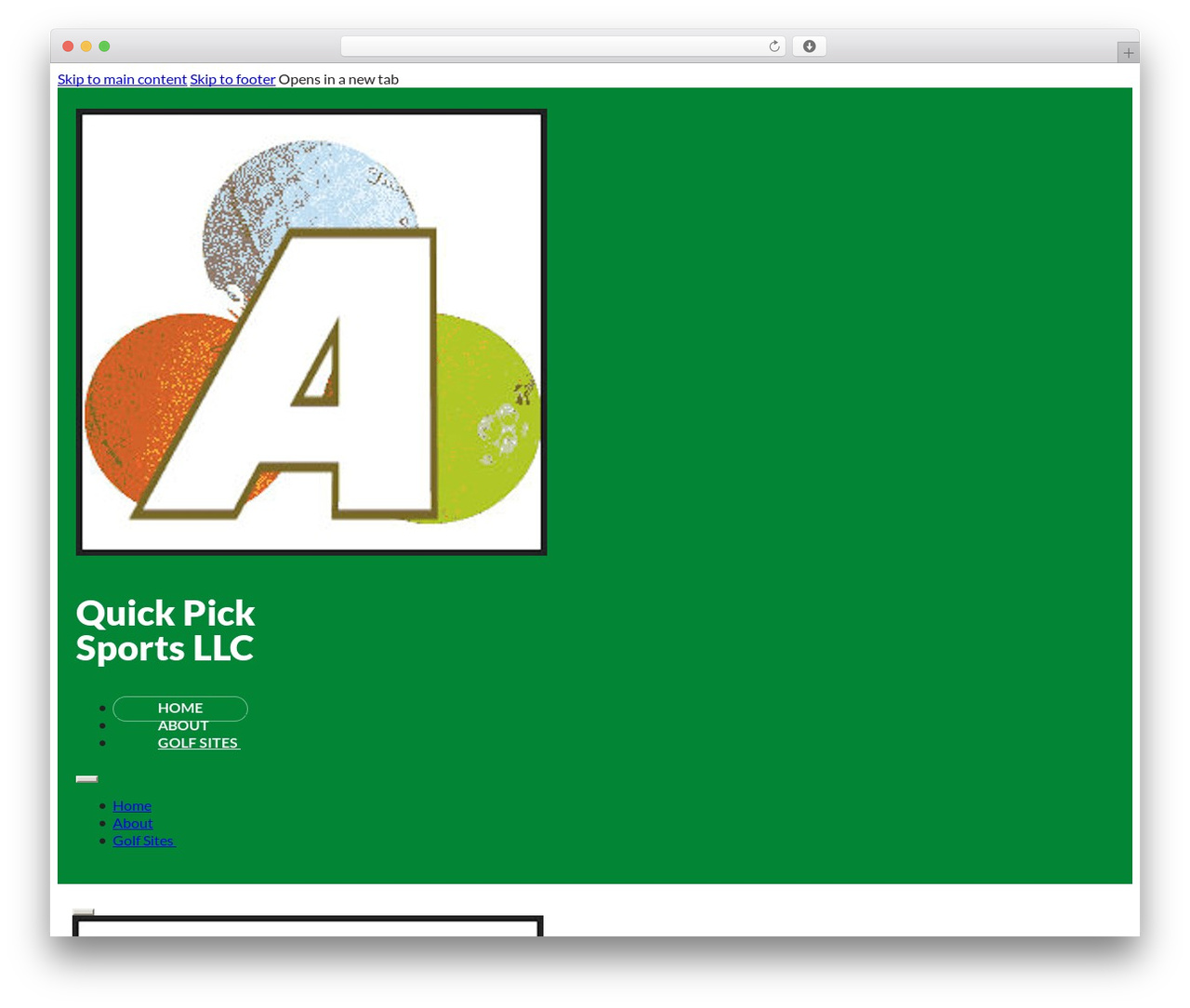 Theme WordPress Bricks - alookatgolf.com