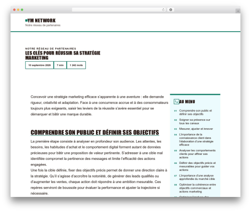 Theme WordPress Maxwell - ymnetwork.net