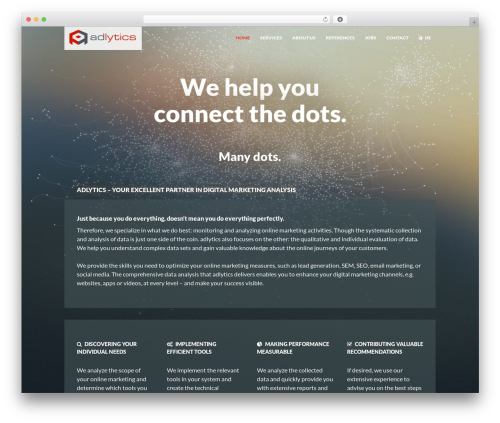 WordPress theme adlytics - adlytics.de