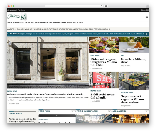 WordPress theme MXDesign Network - negoziamilano.com