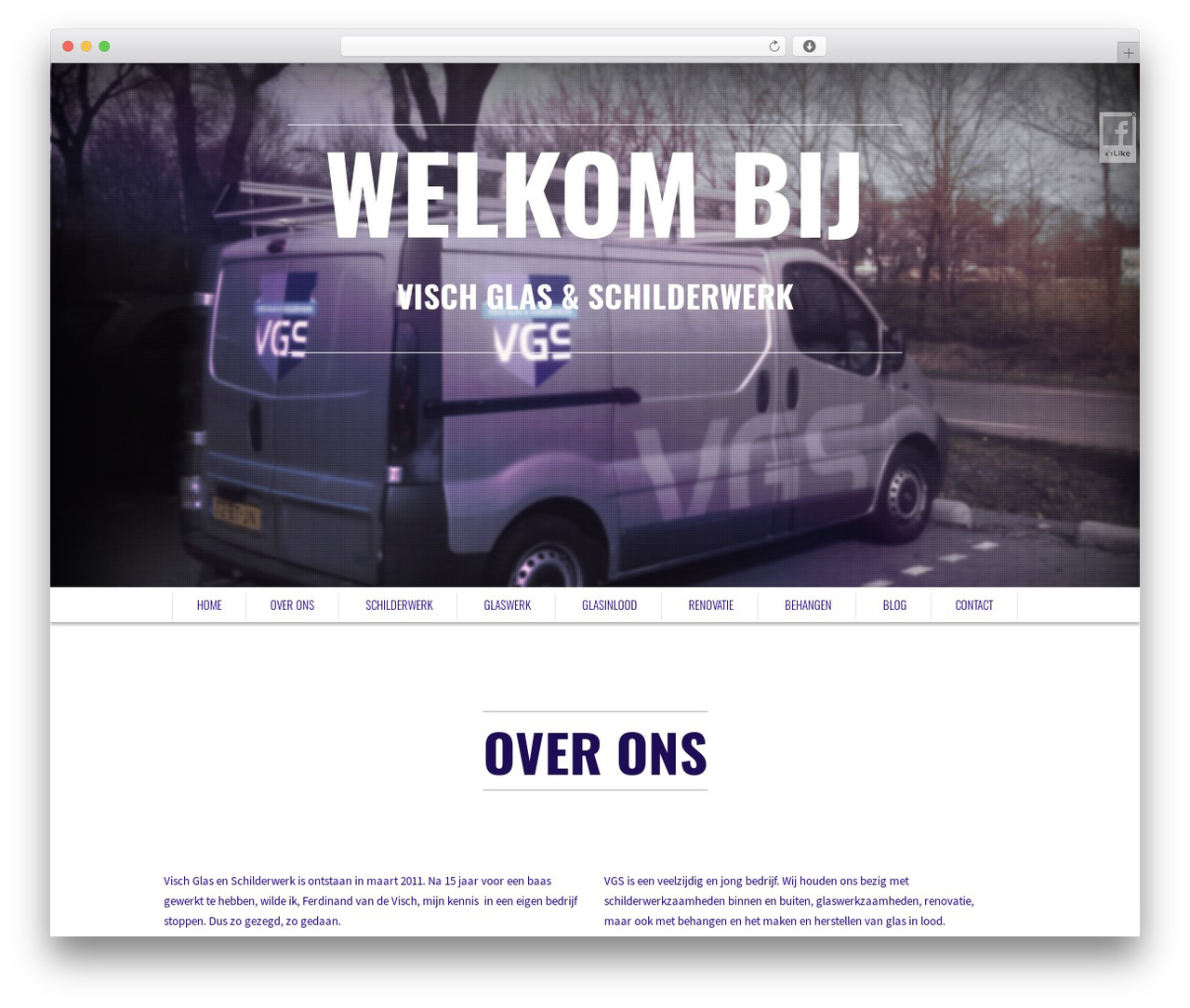 WordPress theme SCRN - vgs-schilders.nl