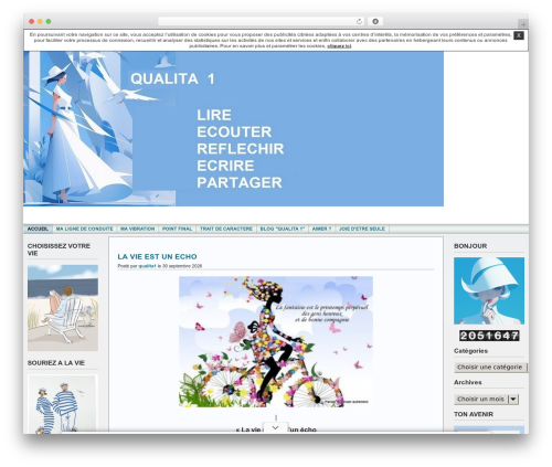 WordPress website theme Andreas - qualita1.unblog.fr