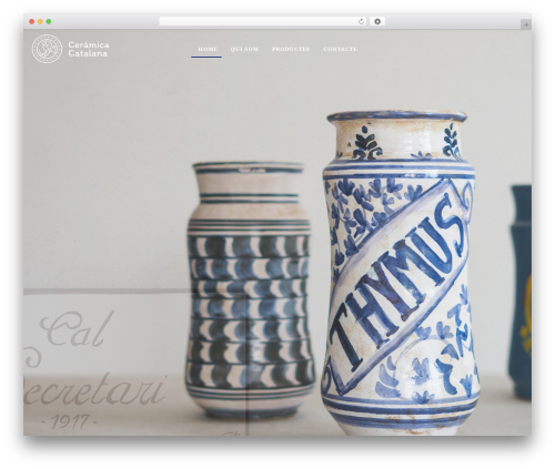 WordPress website theme Creator - ceramicacatalana.cat