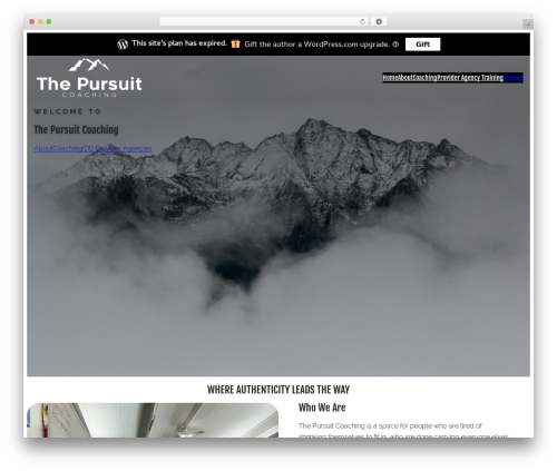 Assembler WP theme - pursuitof.life