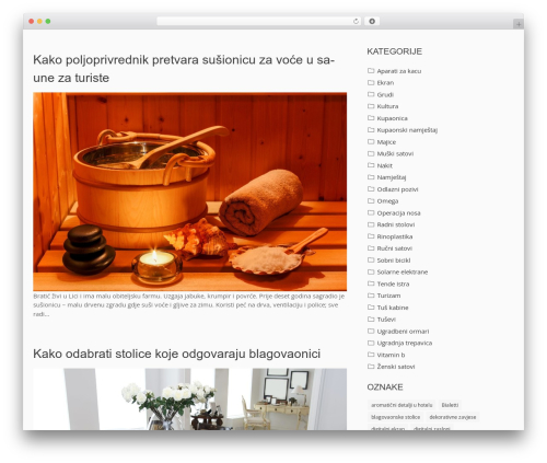 Basic Shop WordPress theme - interijeri.com.hr