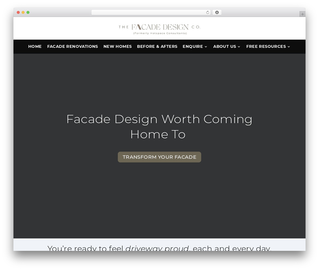 Divi theme WordPress - hotspaceconsultants.com