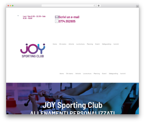 Divi theme WordPress - joysport.it