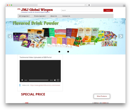 Divi WordPress theme - jmjglobalwinpex.com