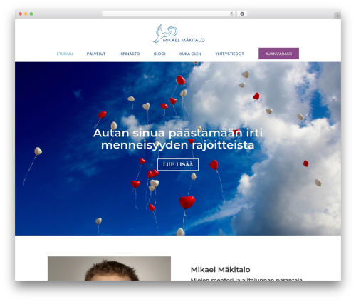 Divi WordPress theme - www.mikaelmakitalo.fi