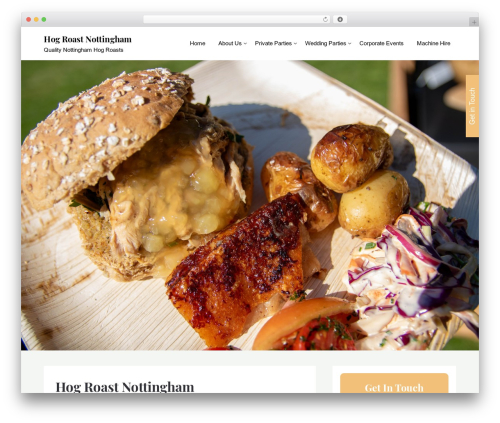 eCommerce Suite WordPress store theme - hogroastsnottingham.co.uk