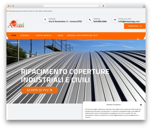 Elevate WordPress theme - antaresambiente.it