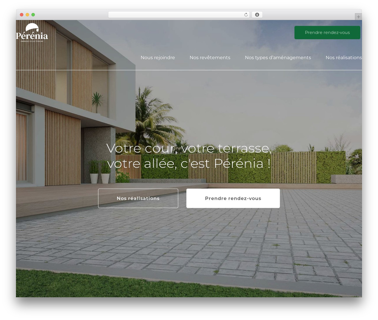 Gardena WordPress theme - perenia.fr
