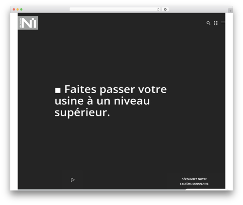 Industrium WordPress theme - newingenia.ch