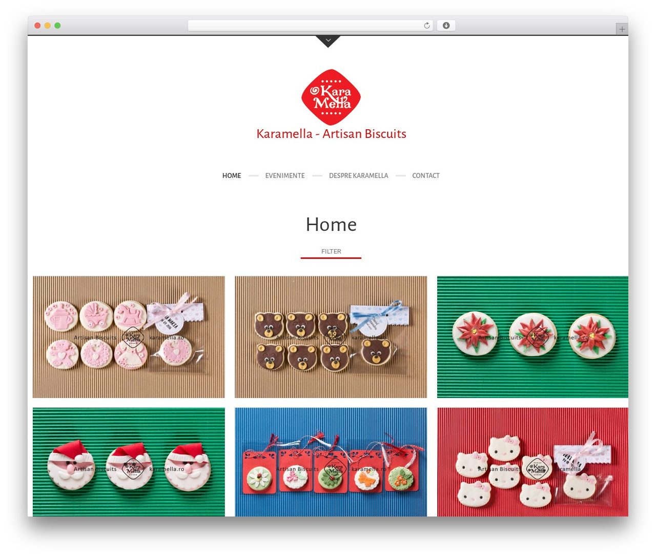 PineCone premium WordPress theme - karamella.ro