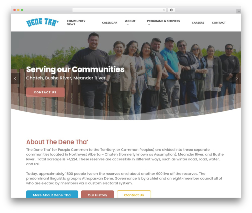 Salient WordPress theme - denetha.ca