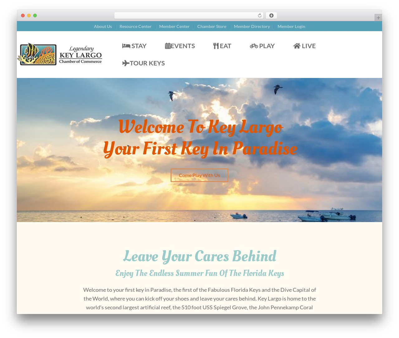 Theme WordPress Builder Child Theme - keylargochamber.org
