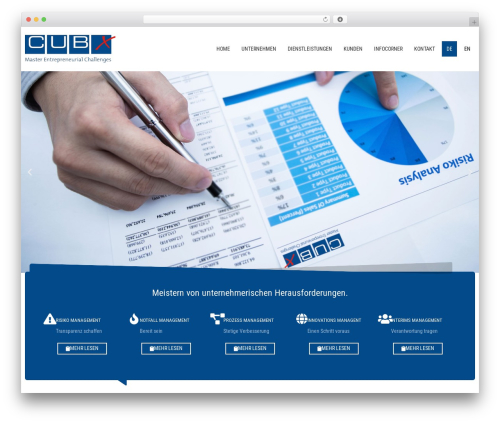 Theme WordPress Cubx - cubx.ch