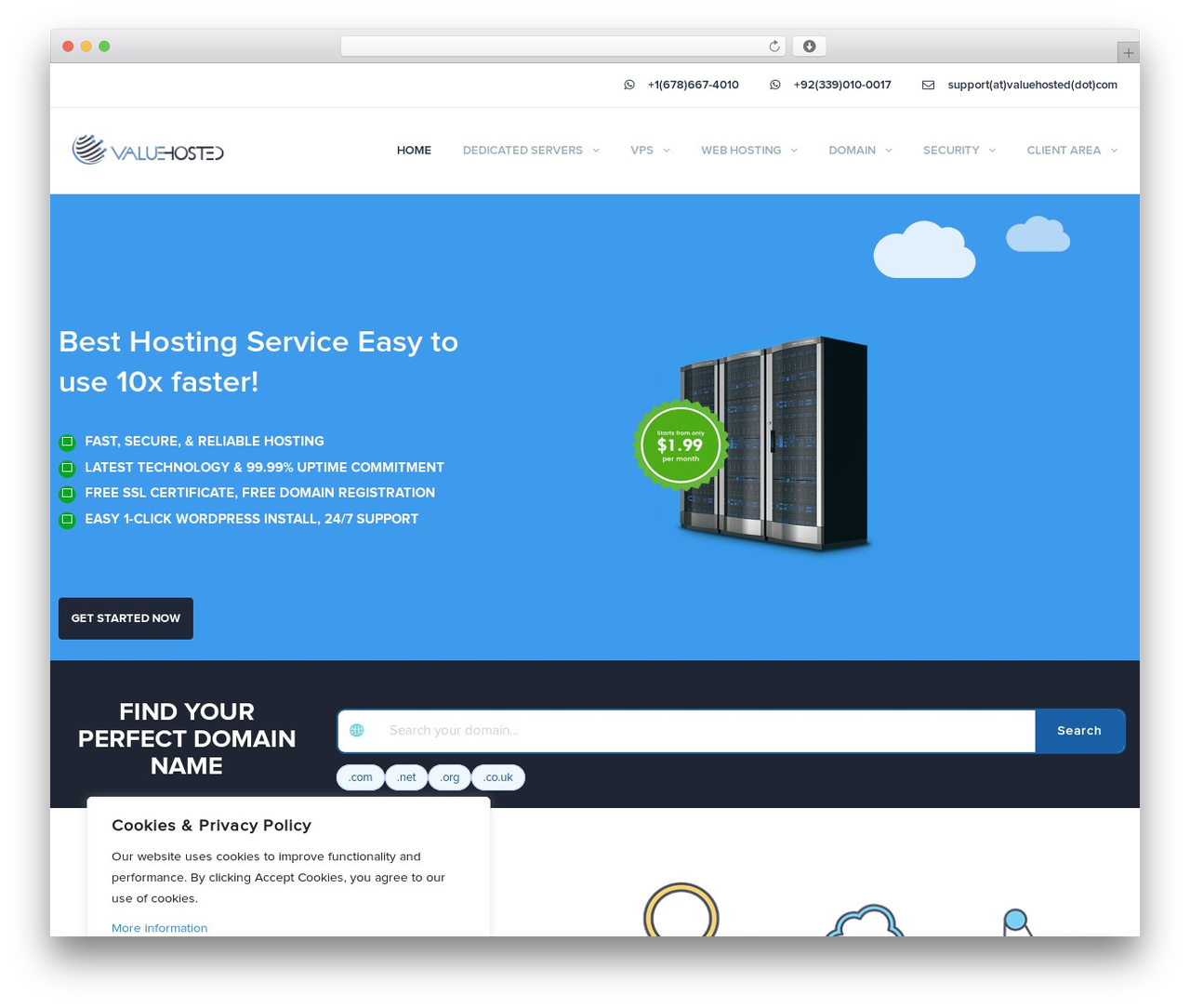 Theme WordPress Valuehosted - valuehosted.com Theme WordPress Valuehosted - valuehosted.com