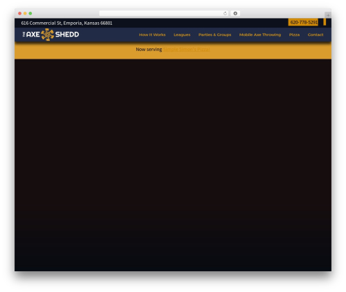WordPress theme Beaver Builder Theme - axeshedd.com