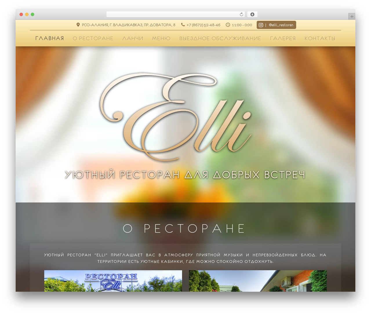 WordPress theme THEME - elli-restoran.ru