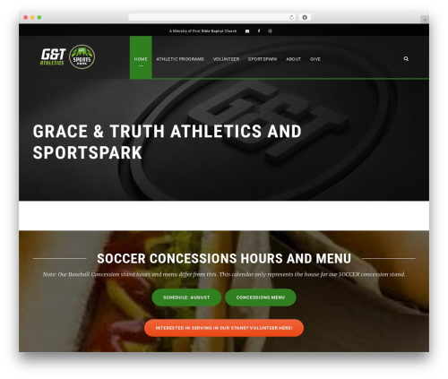 WordPress theme BigSlam - gandtathletics.info