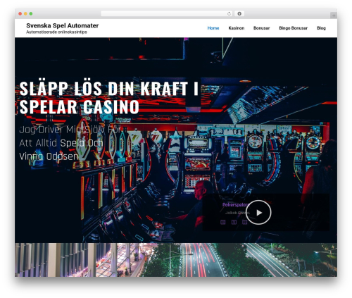 WordPress theme Everse - svenskaspelautomater.se