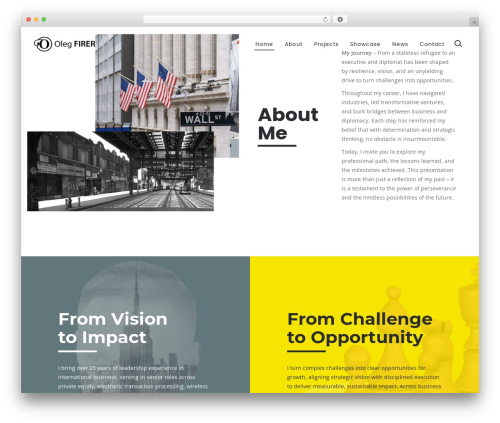 WordPress theme Wp Elementy - olegfirer.com