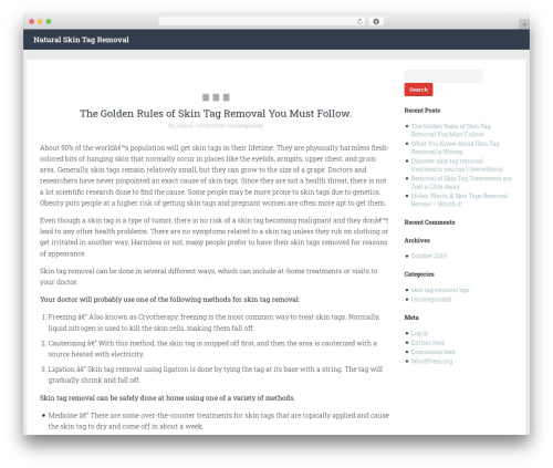 Alpha Quintrex theme WordPress - tagsaway.com