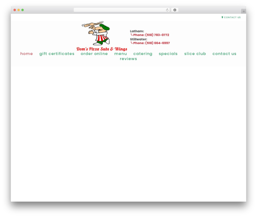 Beacon Theme WordPress theme - domspizza.com