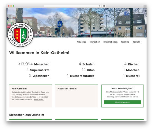 Bootstrap Theme best WordPress theme - koeln-ostheim.de
