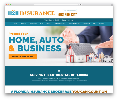 Default Theme theme WordPress - h2hinsure.com