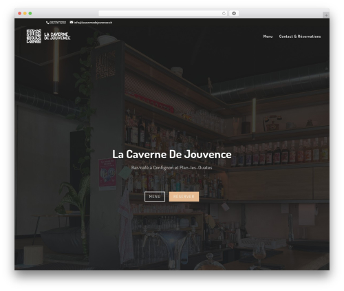 Divi WordPress theme - lacavernedejouvence.ch