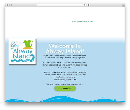 Dixie SecondLine WordPress theme - www.ahwayisland.com