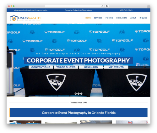 EXO Theme WordPress theme - parksouth.photography
