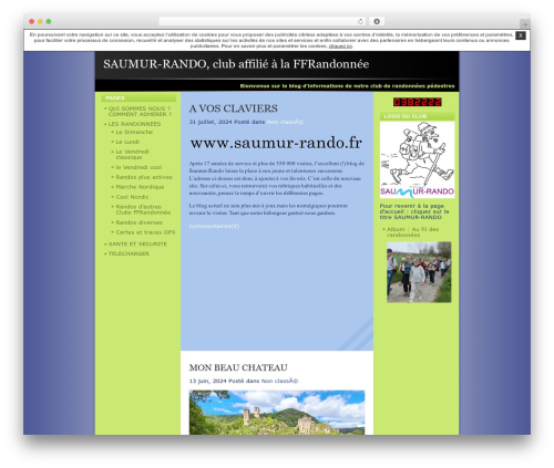 f3Green WordPress theme - saumurrando.unblog.fr