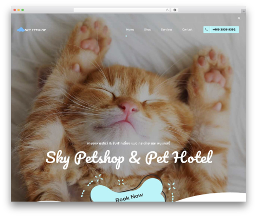 Pawsitive WordPress store theme - skypetshop.com