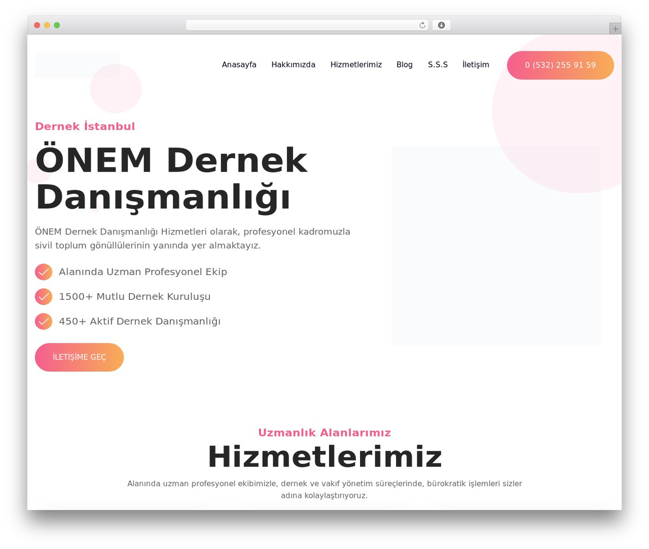 Samar theme WordPress - dernekistanbul.com