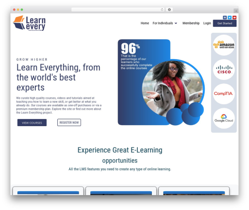 Masterstudy elementor widgets WordPress plugin - learnevry.com
