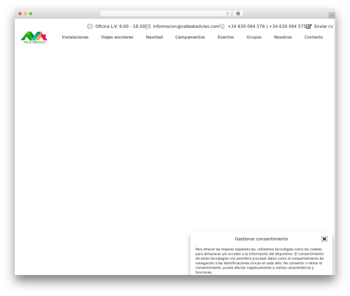 Theme WordPress Hello Elementor - albergue-valle.com