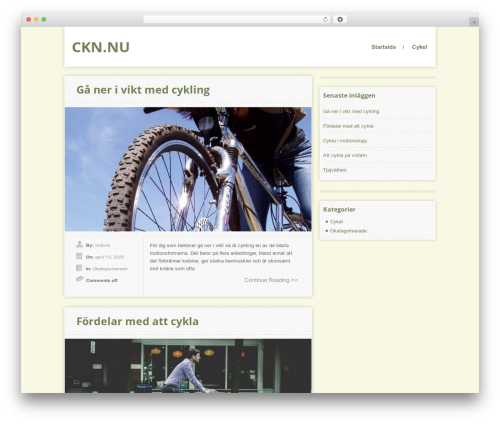 Theme WordPress Instinct - ckn.nu