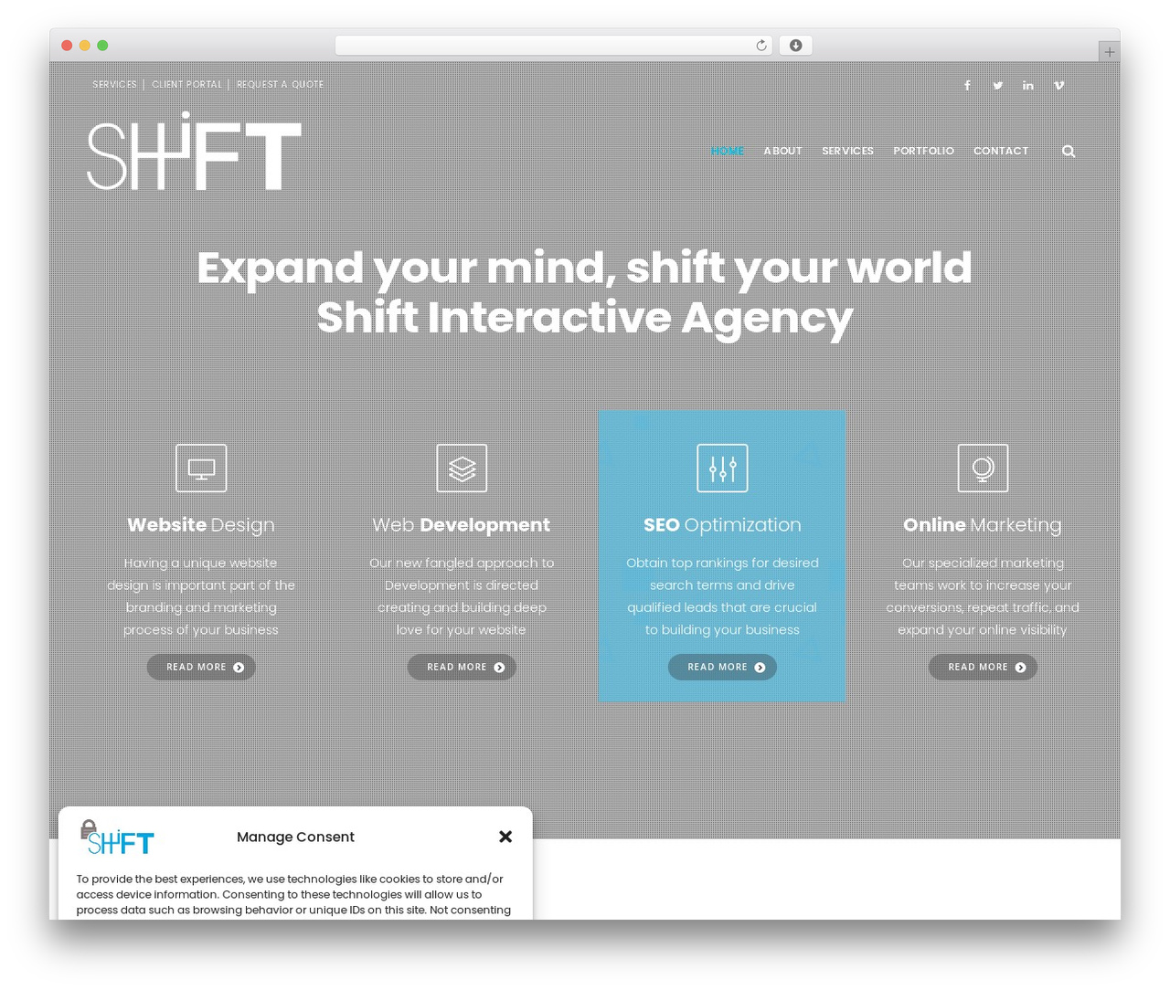 WordPress theme EasyWeb - shiftinteractive.ca